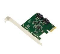 Controllore PCIe RAID SATA III 6GB 2 Porte ASM1061R Profilo Alto Basso