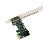 KALEA-INFORMATIQUE Scheda controller PCI Express PCIe x1 a 2 porte per dischi rigidi SATA. Formato compatto, con chipset ASM1061. Profilo alto e basso.