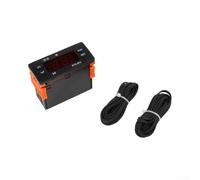 Controllore Temperatura Binario per Frigo e Serra Industriale(220V) | Doppia sonda , range -50°C a 110°C, display digitale chiaro, controllo per preciso temperatura