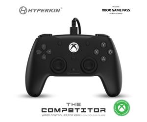 Controllore Ufficiale Wired Hyperkin Competitor Blk Per Xbox One, Series S/X, PC