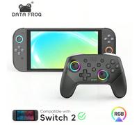 Controllori Pro senza fili per Nintendo Switch/Switch Lite, Gamepad Remoto per Joystick Pro per PC, adatto per Nintendo Switch OLED, Marchio Data Frog tuoni e fulmini,S80,S80 PROABS