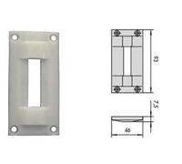 Contropiastra in Nylon 06062 46 MMX93 Spessore 7,5 mm (06062) Cisa 5 Pezzi