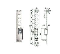 Contropiastre elettriche 94077/28 - sx (94077s028n) 1 pezzi Mottura