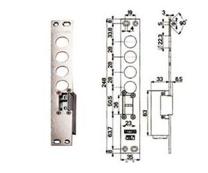 CONTROPIASTRE ELETTRICHE 94077/28 DX (94077D028N) MOTTURA