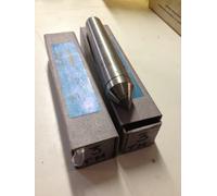 Contropunta Fissa con cuspide in metallo duro CM 3 L 140 mm / filetto 18 mm