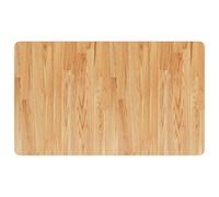 Controsoffitto Bagno in Rovere Massiccio Marrone 100x60x2,5 cm Verniciato | Legno di quercia massiccio, superficie verniciata pronta all'uso versatile, sostituzione ideale, grana naturale densa