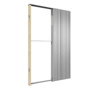 Controtelai a Scomparsa per Porte Scorrevoli - Versione Classico - Controtelaio Interno Parete in Muratura 90x210 cm