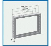 Controtelaio Distanziatore Da Parete Fondital Per Stufe Convettive Gazelle 3000