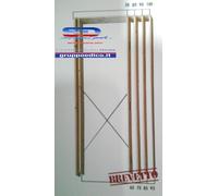 CONTROTELAIO IN LEGNO ABETE PER PORTE INTERNE CON LIVELLO "S/ TELAIO" DA 60 A 90