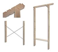 CONTROTELAIO IN LEGNO PER PORTE INTERNE UNIVERSALE 60 70 80 90 LEGNO ABETE 12