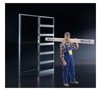 Controtelaio per porta a Scomparsa in Kit per Cartongesso 90x210 cm - Eclisse