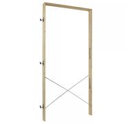 Controtelaio Porta Battente Legno Abete Falso Telaio Distanziali Metallo h 215cm
