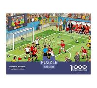 Controversie sul campo da calcio Puzzle in Legno Impermeabile DIY Puzzles Da 1000 Pezzi Regali Per Adulti Colorati Per Decorazioni Domestiche