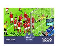 Controversie sul campo da calcio Puzzle in Legno Impermeabile DIY Puzzles Da 1000 Pezzi Regali Per Adulti Sfidanti E Rompicapo Giochi Educativi