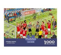 Controversie sul campo da calcio Puzzle in Legno Impermeabile Puzzles Da 1000 Pezzi Regali Per Adulti Divertenti Giochi Di Impegnativi