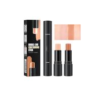 Contur Stick Del Viso In Crema A Due Funzioni - Contouring Viso, Impermeabile E Duraturo, Formula Di Correttore Opaco + Lucido, Copertura Completa Adatta Per Uso Quotidiano (#2, 3.5g*2)
