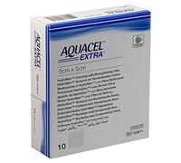 Aquacel Extra Medicazione Con Carbossimetilcellulosa Sodica 5x5 Cm 10 Pezzi