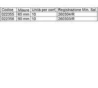 Convatec BACCHETTA PONTE PER LOOP OSTOMY ROD 65 MM 10 PEZZI