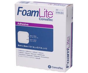 Convatec Foam Lite 8X8 10Pz 10 pz Compresse