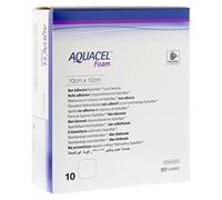 MEDICAZIONE HYDROFIBER STERILE NON ADESIVA IN SCHIUMA ASSORBENTE 10X10CM 10 PEZZI