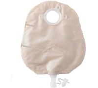 NATURA+ SACCA PER UROSTOMIA CON FLANGIA TUBICINO DI SCARICO SOFT TAP TRASPARENTE CON TELINO DI RIVESTIMENTO LATO CUTE TUBICINI DI RACCORDO MISURA 57MM 10 PEZZI