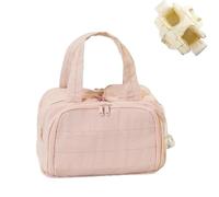 Convely Toiletry Bag, Convely 4 In 1 Toiletry Bag, Available Cosmetic Bags, Lightweight Large Wide-Open Travel for Women,Wet-Dry Separation & Lightweight Waterproof (pink)