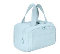 Convely Toiletry Bag, Convely Travelfree Toiletry Bags, Wide-Open Puffy Cloud Cosmetic Organizer, 4-In-1 Waterproof Toiletry Bag, Wet/Dry Separation & Lightweight Travel Essentials (Blue)