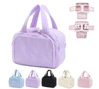 Convely Toiletry Bag, Toiletry Bag a 4-in-1 Travel Organizer, Lightweight, Large Opening & Capacity, Smart Compartments (Purple)