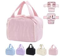 Convely Toiletry Bag, Toiletry Bag a 4-in-1 Travel Organizer, Lightweight, Large Opening & Capacity, Smart Compartments (Pink)