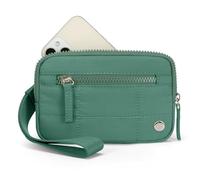 Convely Wristlet Wallets, Convely Essential Wristlet, Convely Essential Wallet, Nylon Wristlet Purses for Women (Green)