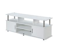 Convenience Concepts Designs2Go Monterey - Mobile TV da 152 cm, colore: bianco