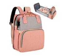 Convenient Changing Backpack - Changing Bag Backpack, 31x19x39cm Nappy Bags with Multi Pockets, Oxford Cloth Nappy Backpacks with Solid Stitching, Mommy Bags, Diaper Backpacks for Travel