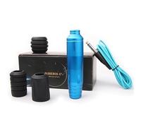 Convenient Tattoo Equipment Pen-Style Motor Machine Combination Line and Shading Tattoo Motor Pen(Blue)