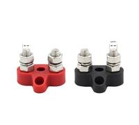 Convergenza, batteria del bus DC, Prigionieri della morsettiera M6 M8 Barra collettrice for carichi pesanti 5/16 1/4 pollici Distribuzione dell'alimentazione Rosso Nero(Style B M8 Red Black)