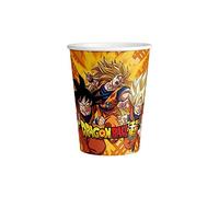 Converparty Bicchieri di carta Dragon Ball da 20cl, 8pz.