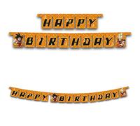 Converparty Festone Ghirlanda Happy Birthday Dragon Ball, 1pz.