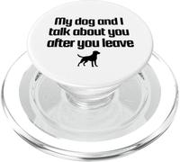 Conversation with my dog design PopSockets PopGrip per MagSafe