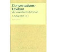 Conversazioni Lessico Del 1. Brockhaus 1. Edizione 1809 - 1811 CD ROM