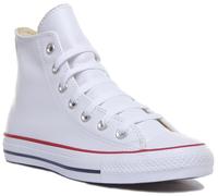 CONVERSE Sneaker alta 'CHUCK TAYLOR ALL STAR CLASSIC HI LEATHER' bianco, Taglia 41