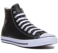 Converse 132170 Ct As Hi Unisex High Top In Pelle Nera Taglia Uk 3 - 12