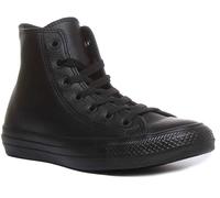 CONVERSE 135251 CT Come Hi Nero Mono Pelle Uomo da Ginnastica IN Taglia UK 3 -
