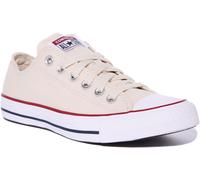 Converse 159485C CtAs Ox Unisex Basse In Tela Beige Taglia UK 3 - 12