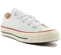 Converse 162065 Chuck 70 Ox Unisex Canvas Low Trainers In White Size EU 36-46