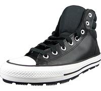 Converse 171448C Chuck Taylor all Star Faux Leather Berkshire Boot Uomo, Black/White/Black EU 42