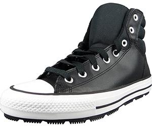 Converse 171448C Chuck Taylor all Star Faux Leather Berkshire Boot Uomo, Black/White/Black EU 44