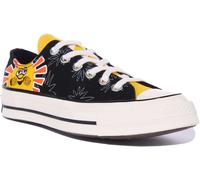 CONVERSE 172825C Chuck 70 Solare Floreale Basso Top Uomo Sportivo Blackuk 6 - 12