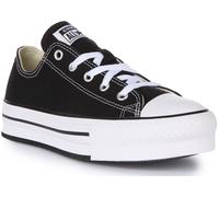 CONVERSE 272857C Tutti Stella Stringate Trainer Unisex Scarpe Nero Bianco UK 3 -