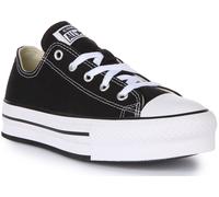 CONVERSE 272857C Tutti Stella Stringate Trainer Unisex Scarpe Nero Bianco UK 3 -