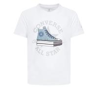 CONVERSE Maglietta blu chiaro / greige / nero / bianco, Taglia 158