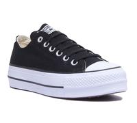 Converse 560250C Con Ct As Lift Ox Women's Trainer In Black White UK 2 - 9